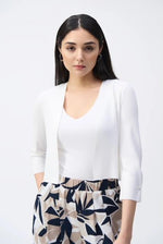 Knit Cover-Up With Pearl Ornament