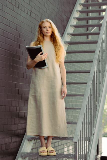 Linen Maxi Dress