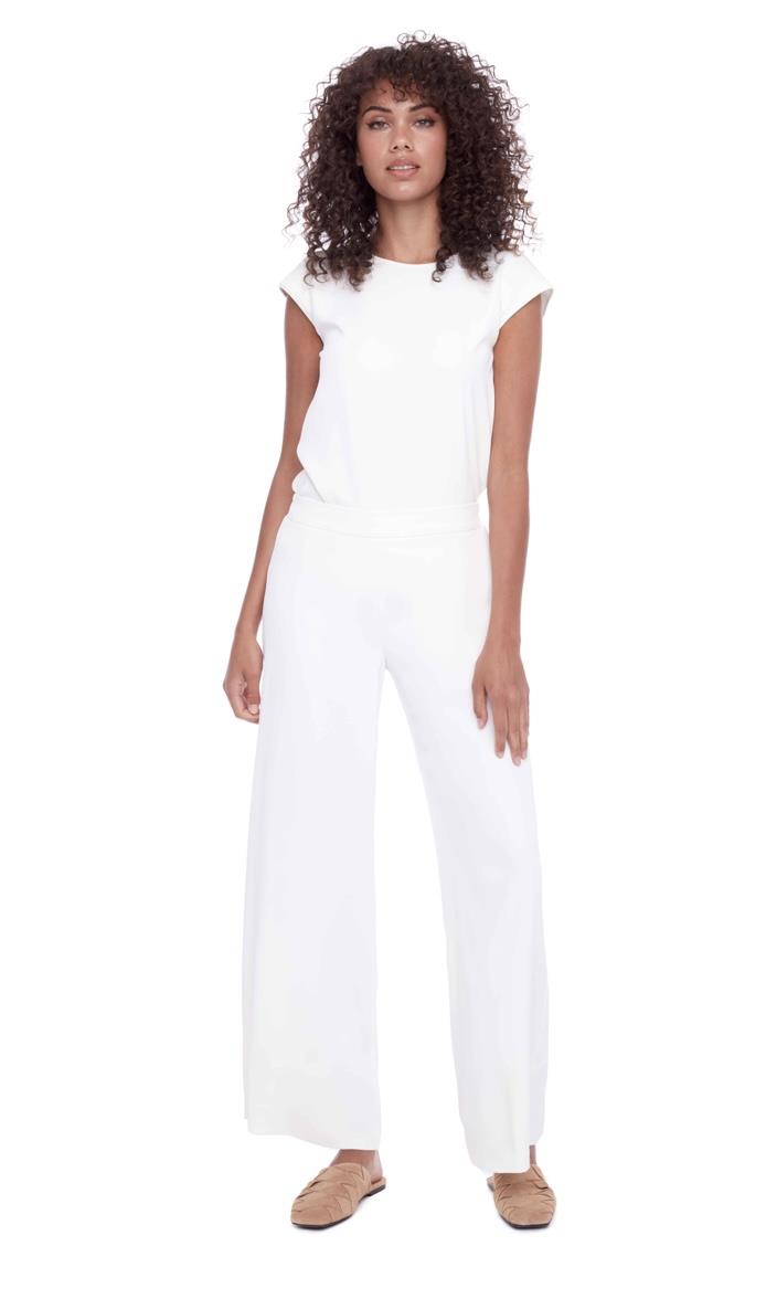 Wide Leg Vegan Silk Pants