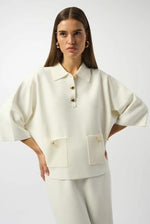 Sweater With Polo Collar