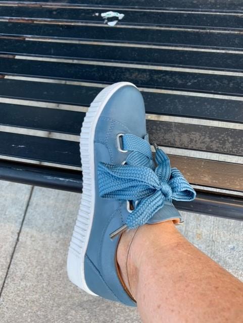 Jovi Blue Jean Canvas Shoes