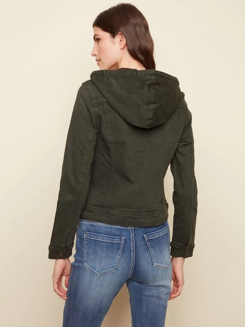 Hooded Jean Jacket