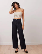 Second Skin Lily High Rise Wide Leg Jeans